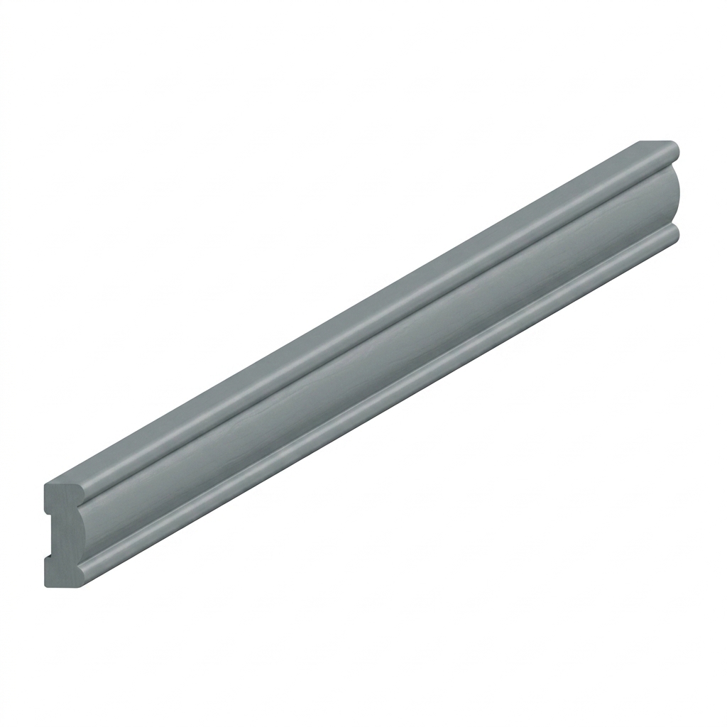 Light Rail Molding 8' - Stone Gray