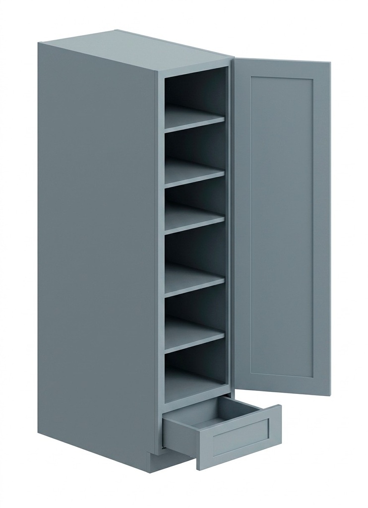 Pantry Cabinet 18"W x 92"H - Stone Gray