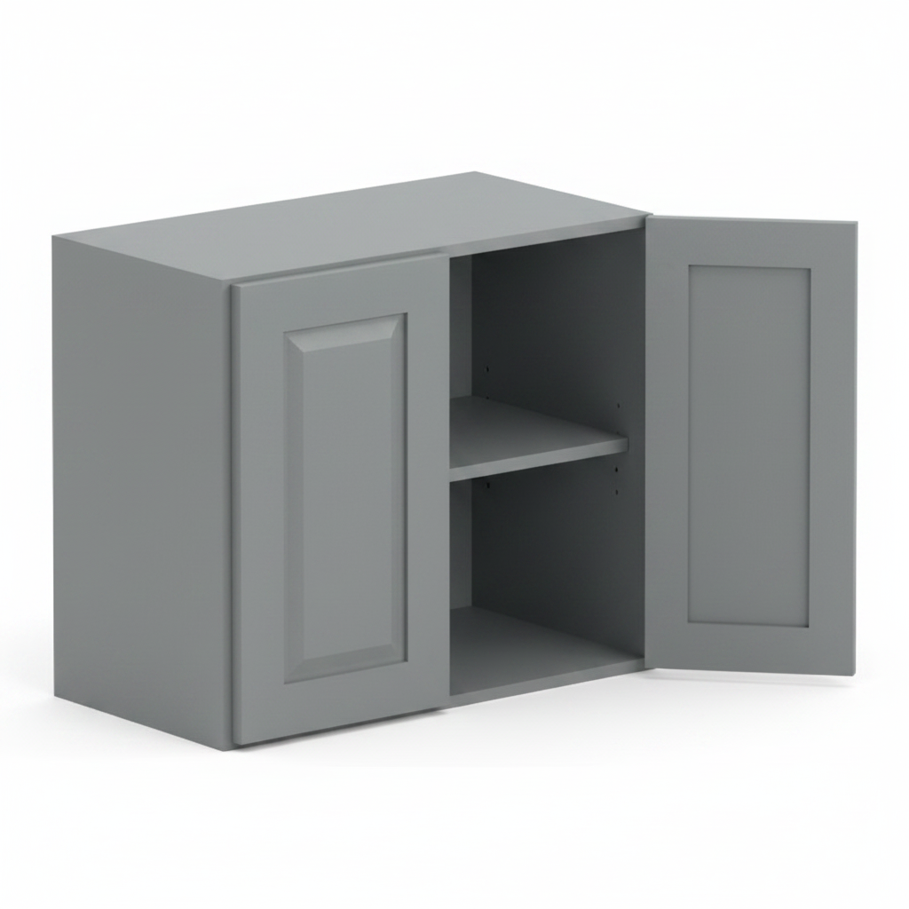 Wall Cabinet 30"W x 12"H - Stone Gray