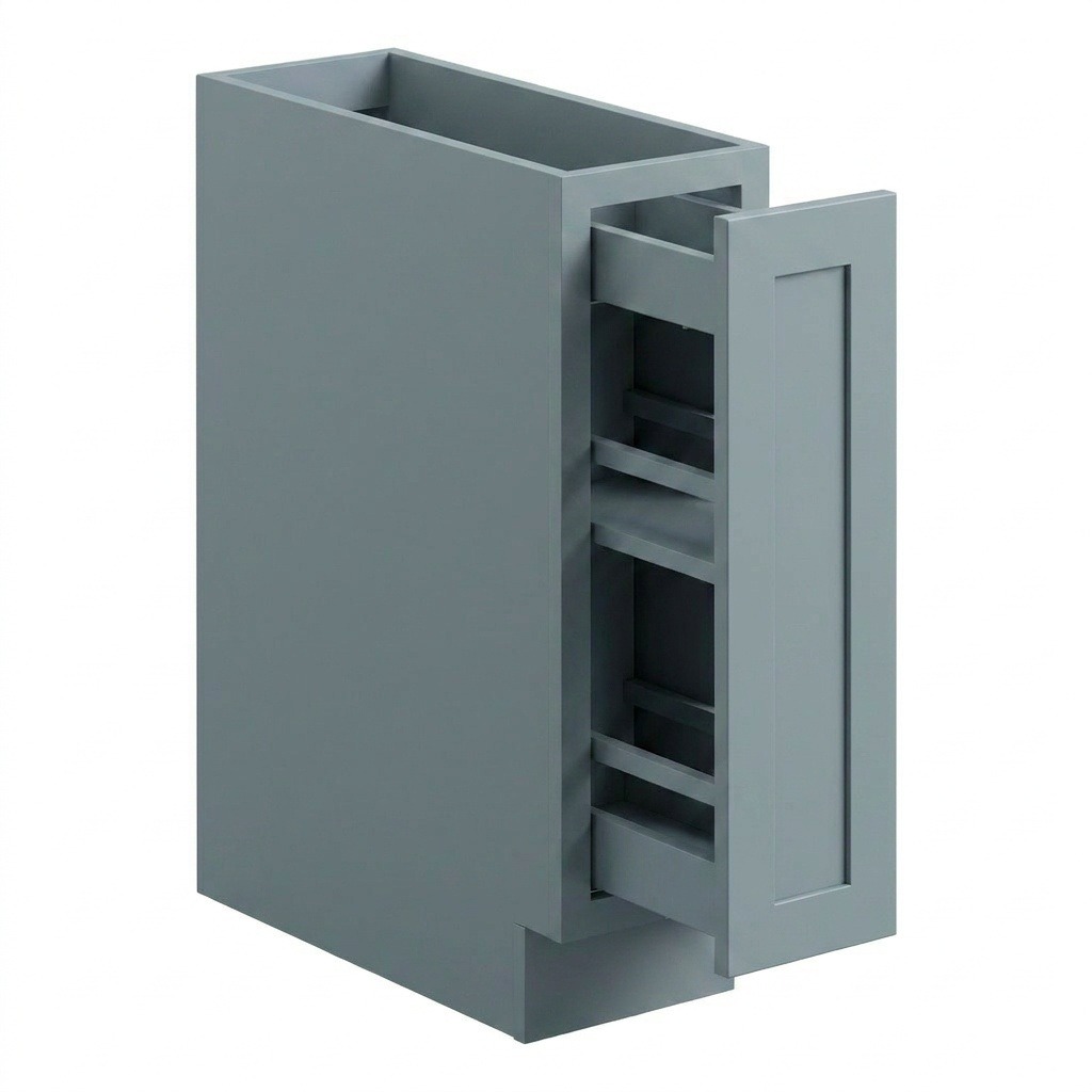 Base Spice Rack Pull-Out 9" - Stone Gray
