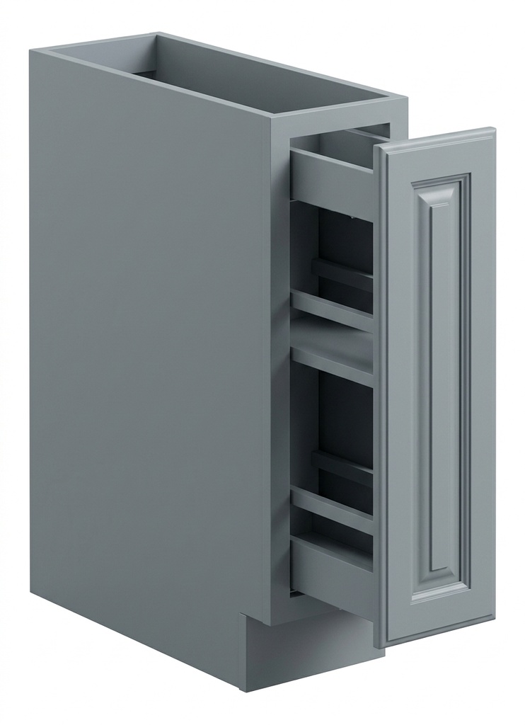 Base Spice Rack Pull-Out 9" - Stone Gray