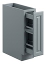 Base Spice Rack Pull-Out 9" - Stone Gray