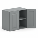 Wall Cabinet 33"W x 12"H - Stone Gray