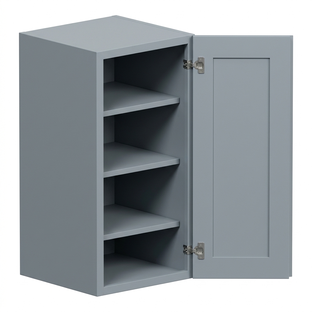 Wall Cabinet 33"W x 38"H - Stone Gray