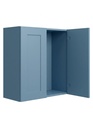Wall Cabinet 36"W x 12"H (24" Deep) - Stone Gray