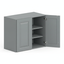 Wall Cabinet 36"W x 30"H - Stone Gray