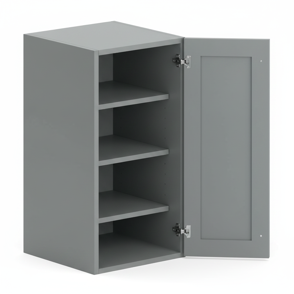 Wall Cabinet 36"W x 38"H - Stone Gray