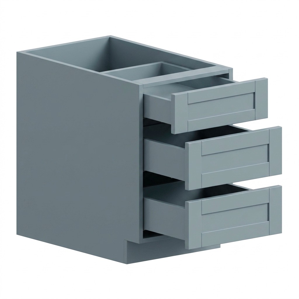 Drawer Base 21" - Stone Gray