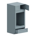 Double Oven Cabinet 30"W x 92"H - Stone Gray