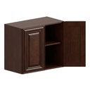 Wall Cabinet 36"W x 18"H (24" Deep) - Chocolate