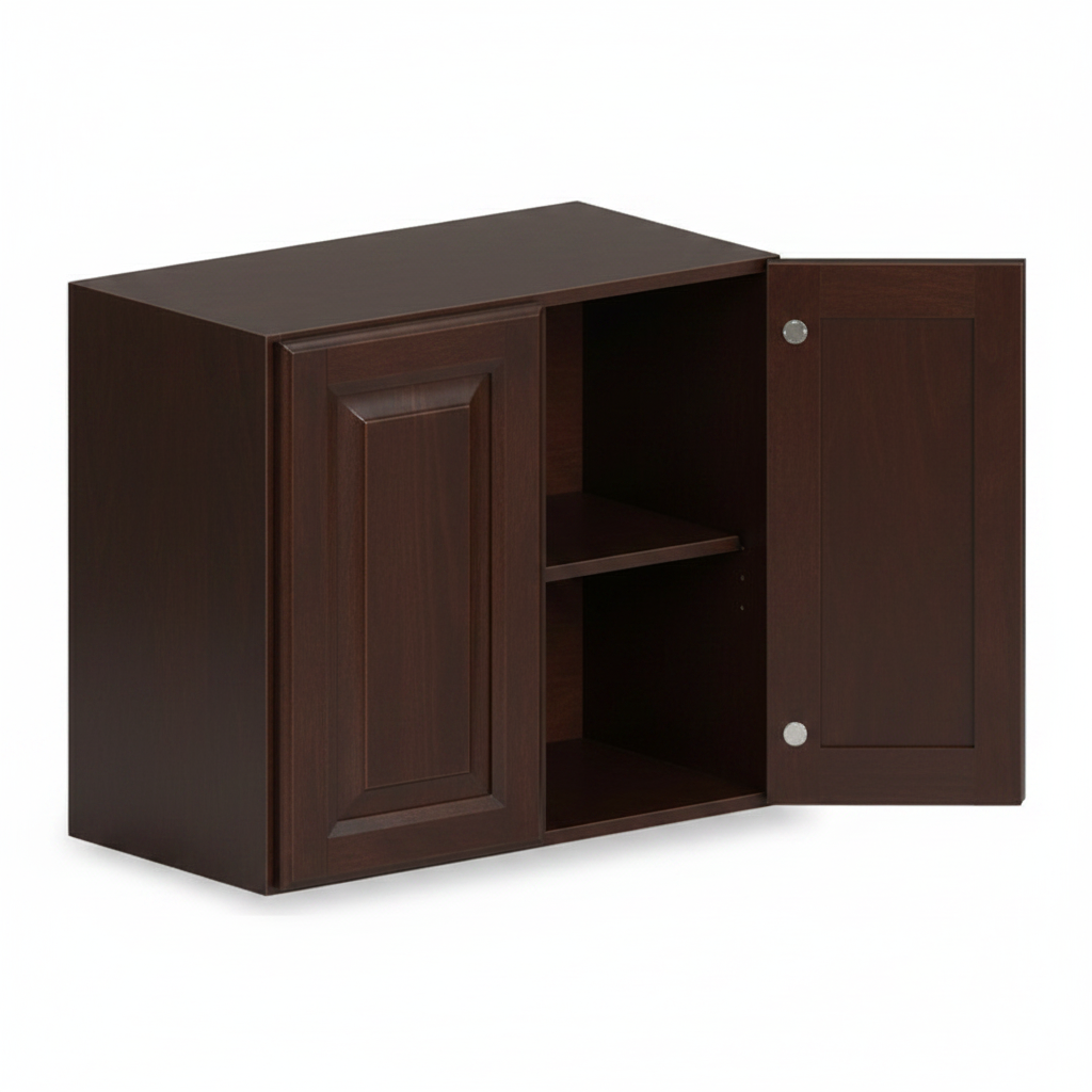 Wall Cabinet 36"W x 24"H - Chocolate
