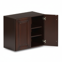 Wall Cabinet 36"W x 30"H - Chocolate