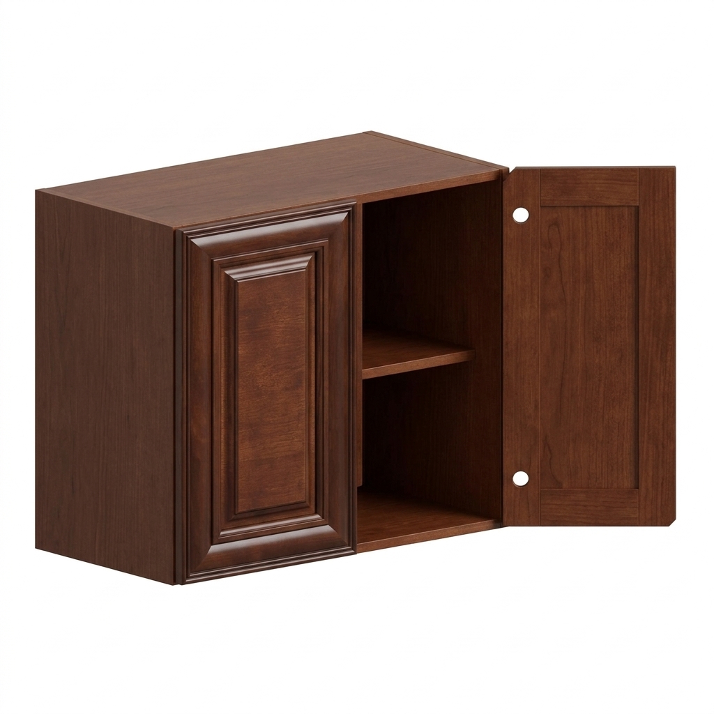 Wall Cabinet 15"W x 30"H - Chocolate