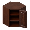 Wall Diagonal Corner 24"W x 42"H - Chocolate