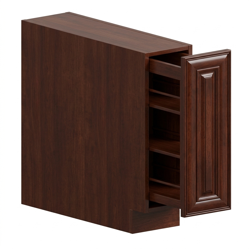 Base Spice Rack Pull-Out 9" - Chocolate