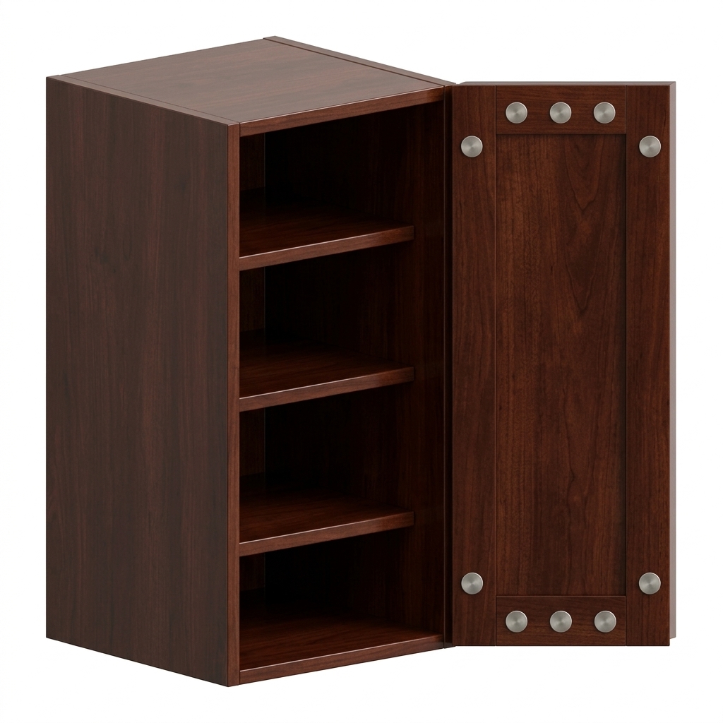 Wall Cabinet 18"W x 42"H - Chocolate
