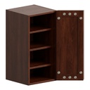 Wall Cabinet 21"W x 42"H - Chocolate
