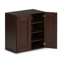 Wall Cabinet 27"W x 42"H - Chocolate