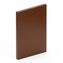 Finished Panel 48"W x 96"H - Chocolate