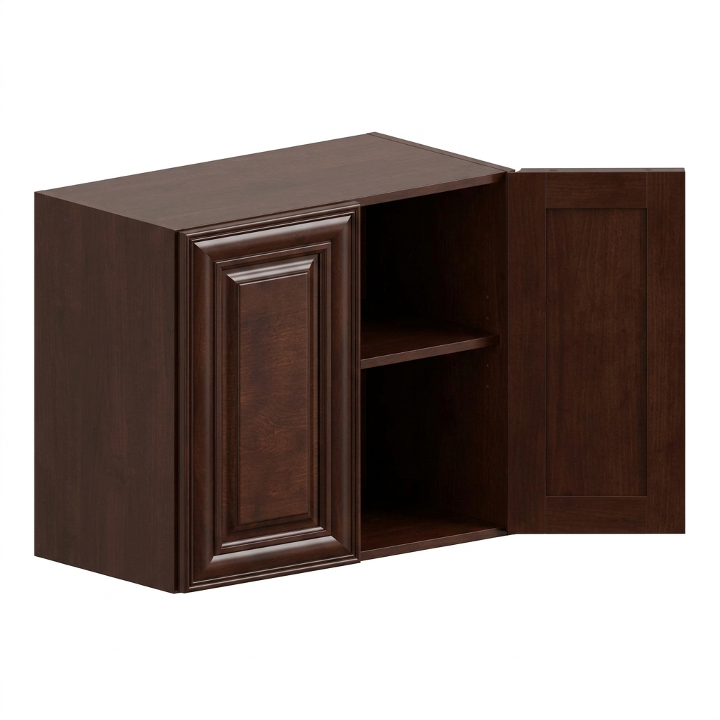 Wall Cabinet 30"W x 12"H - Chocolate