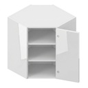 Wall Diagonal Corner 24"W x 30"H - Gloss White