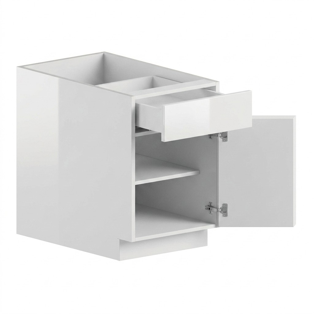Base Cabinet 18" - Gloss White
