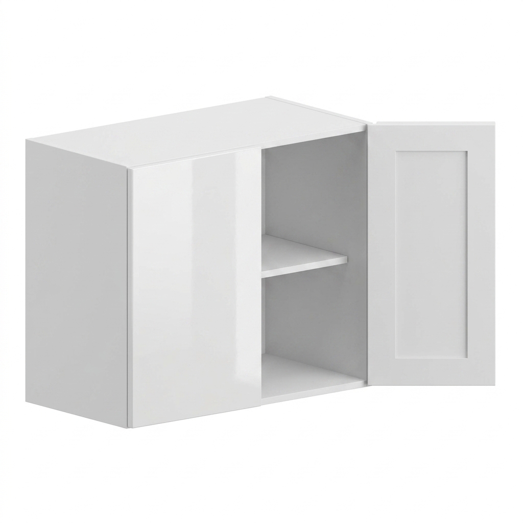 [W1530-TK] Wall Cabinet 15"W x 30"H - Gloss White