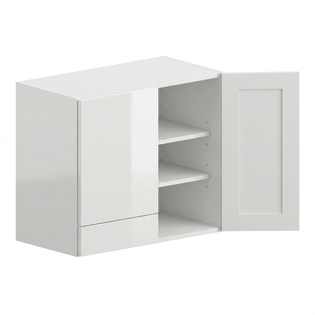 Wall Cabinet 27"W x 30"H - Gloss White