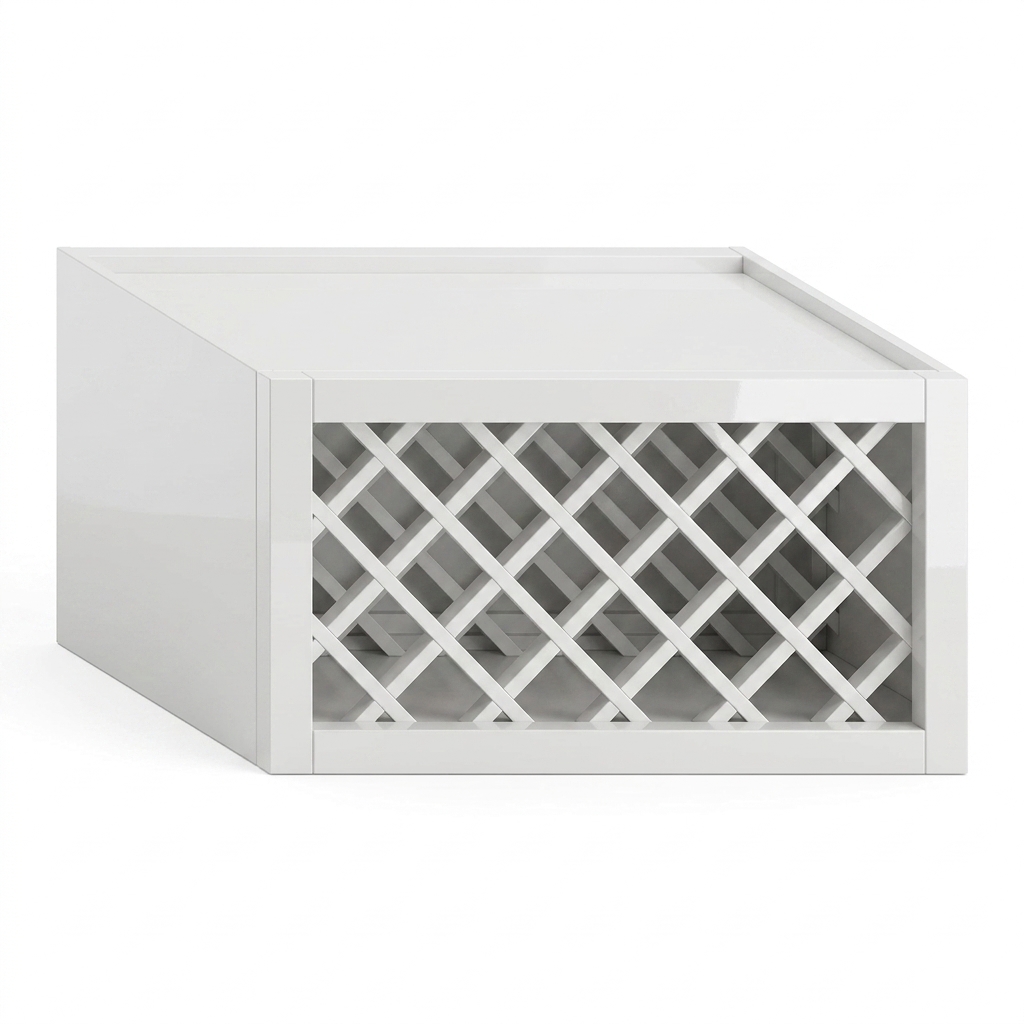 Wall Corner 30"W x 18"H - Gloss White