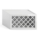 Wall Corner 36"W x 18"H - Gloss White