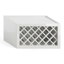Wall Corner 36"W x 18"H - Gloss White