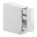 Base Spice Rack Pull-Out 9" - Gloss White