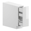 Base Spice Rack Pull-Out 9" - Gloss White