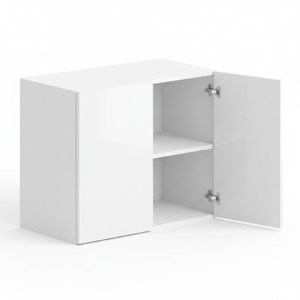 Wall Cabinet 33"W x 12"H - Gloss White