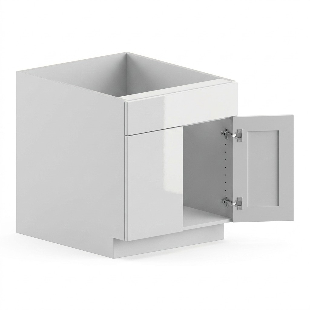 Vanity Sink Base 30" - Gloss White