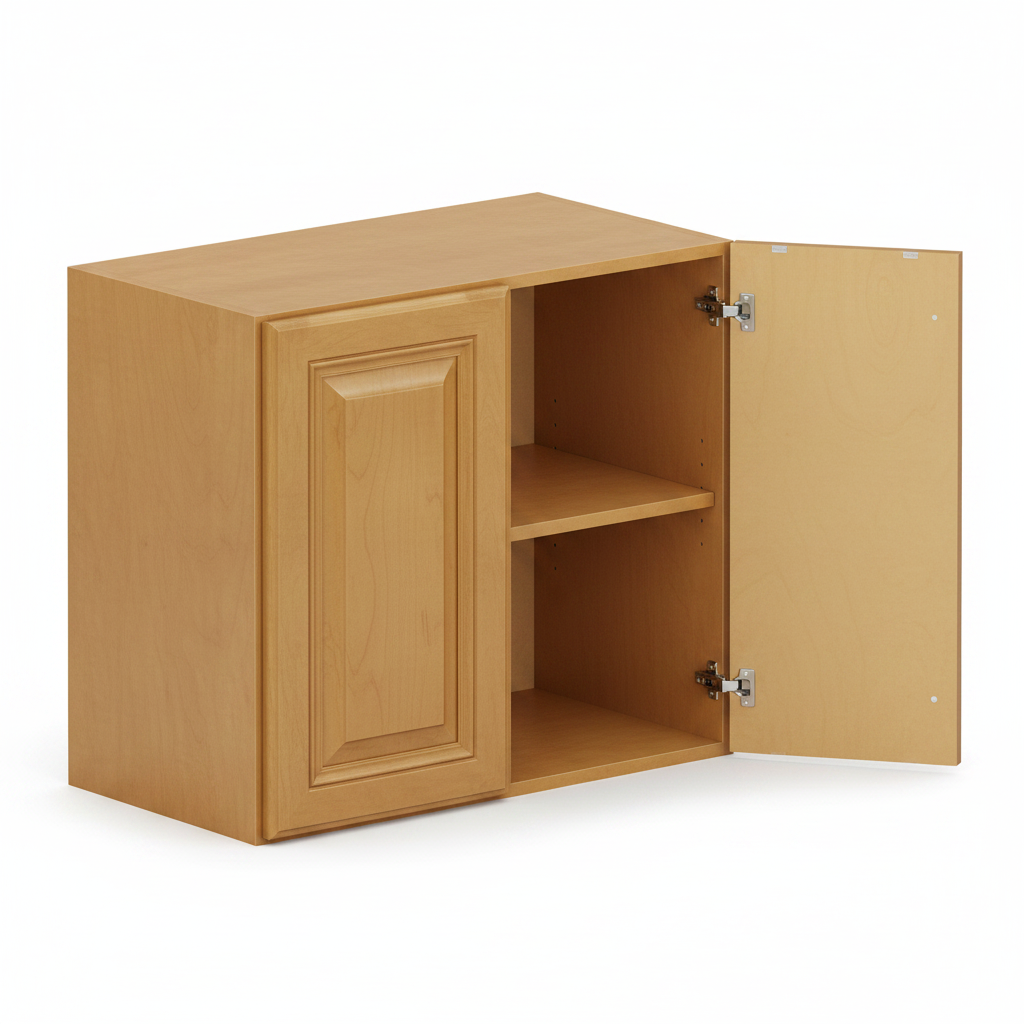 Wall Cabinet 30"W x 12"H - Natural Maple