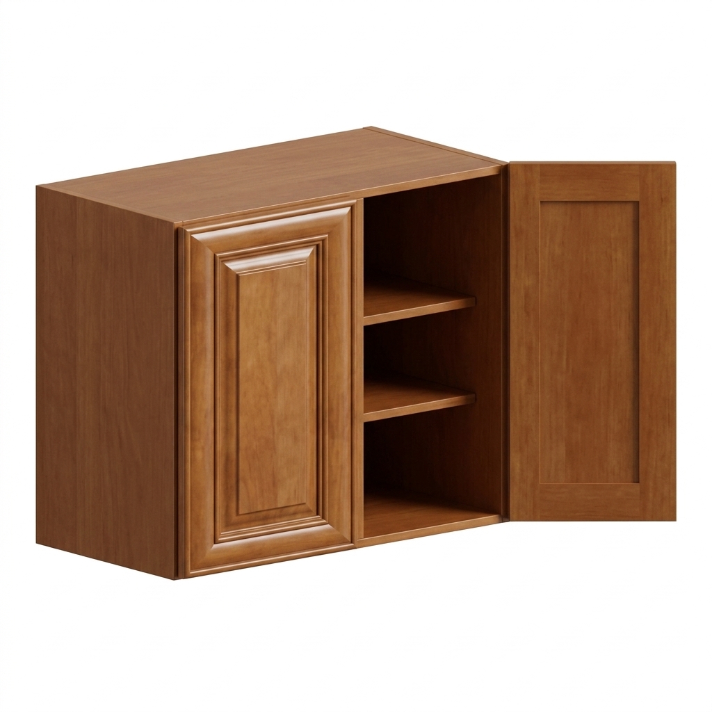 Wall Cabinet 33"W x 30"H - Natural Maple
