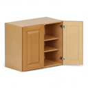 Wall Cabinet 33"W x 30"H - Natural Maple