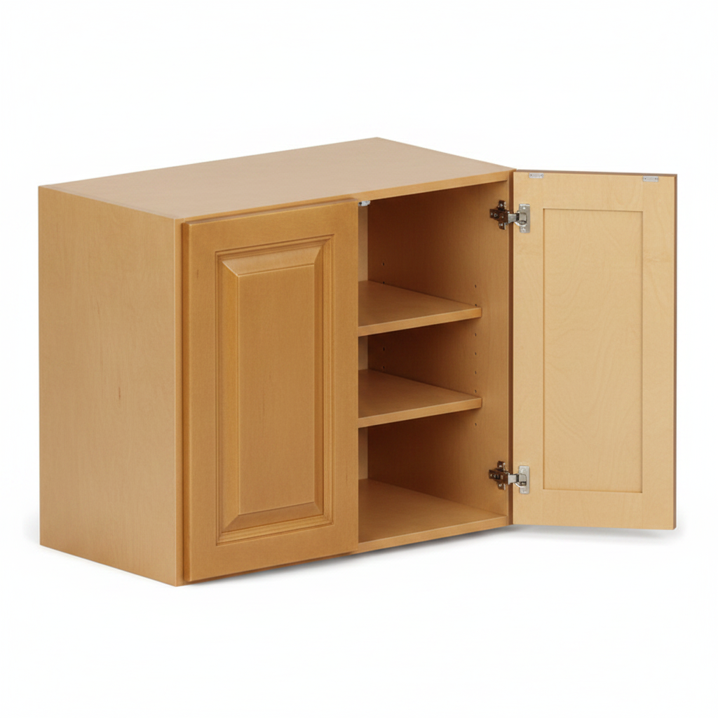 Wall Cabinet 36"W x 30"H - Natural Maple