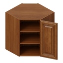 Wall Diagonal Corner 24"W x 30"H - Natural Maple