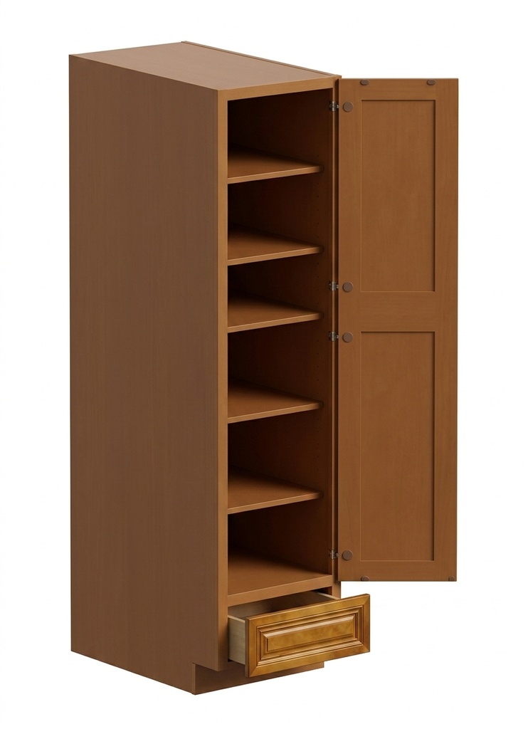 Pantry Cabinet 18"W x 84"H - Natural Maple