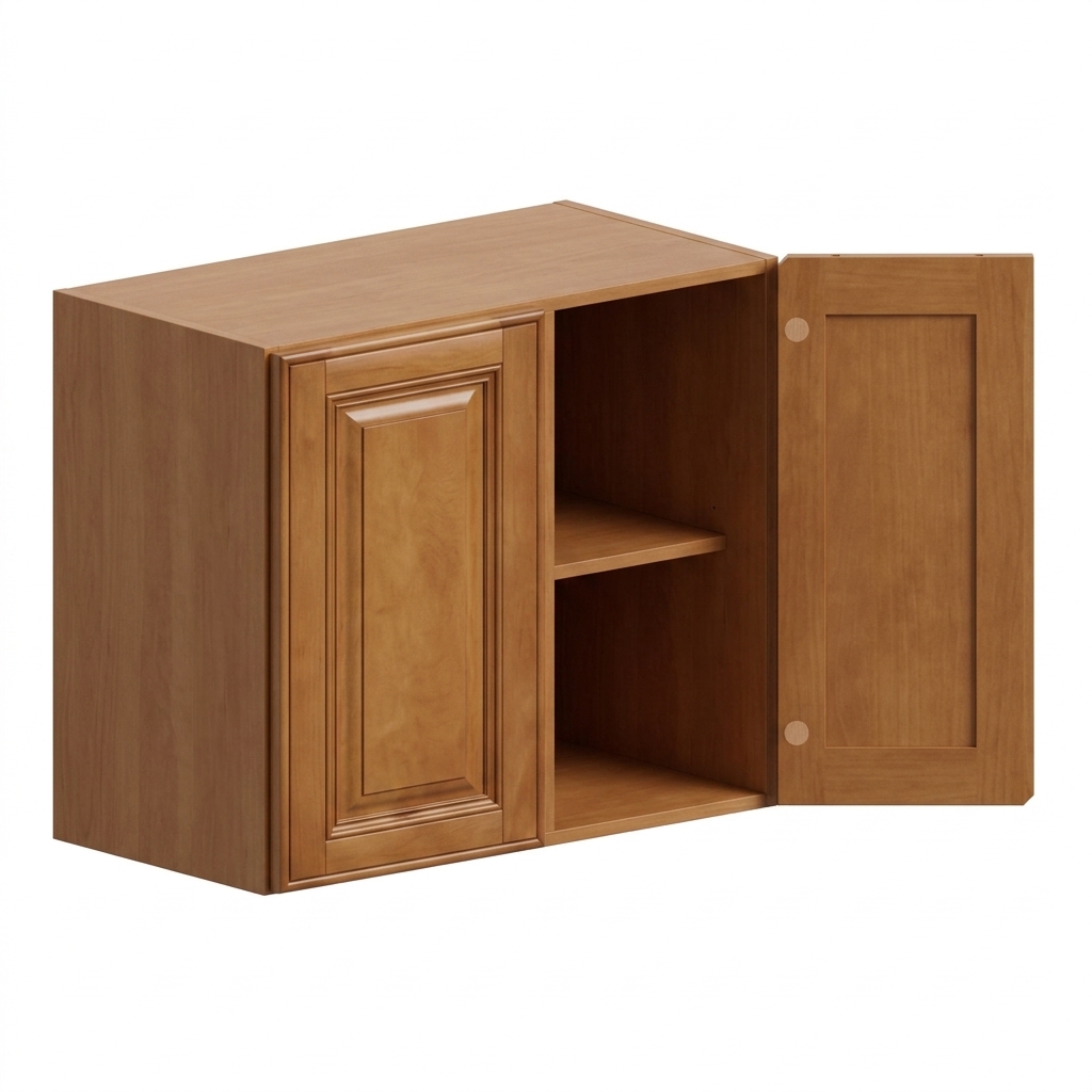 Wall Cabinet 15"W x 30"H - Natural Maple