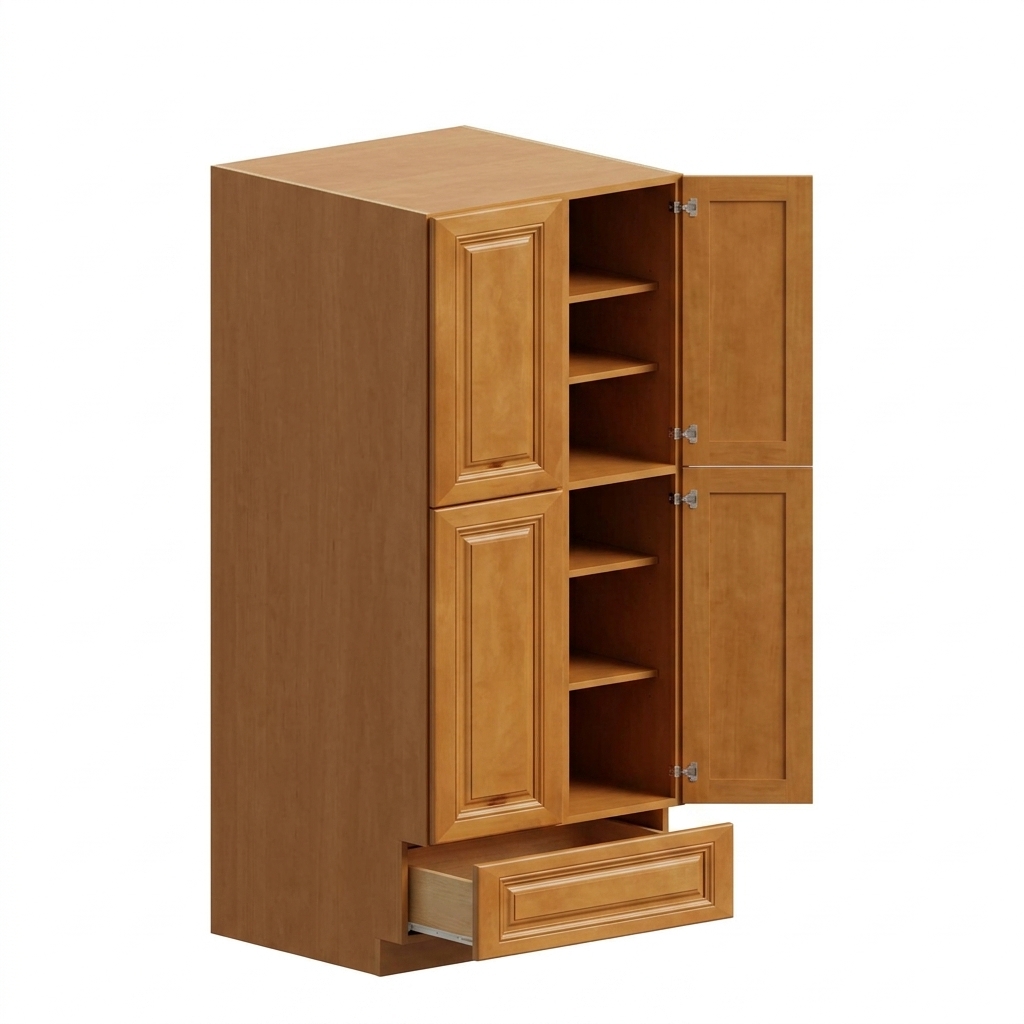 Pantry Cabinet 24"W x 84"H - Natural Maple