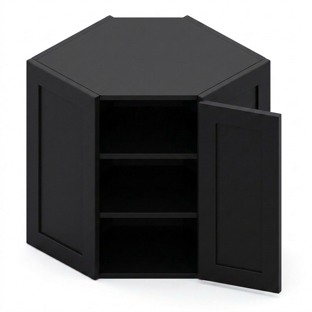 Wall Diagonal Corner 24"W x 36"H - Espresso
