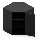 Wall Diagonal Corner 24"W x 36"H - Espresso