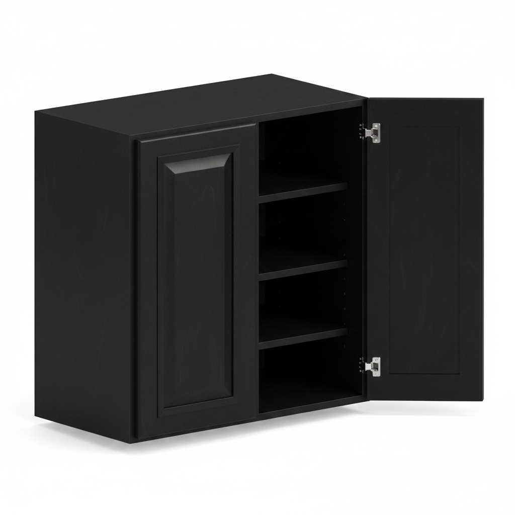 Wall Cabinet 27"W x 42"H - Espresso