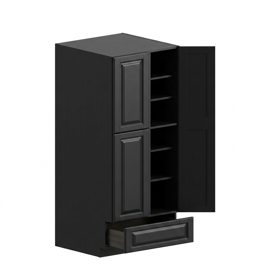 Pantry Cabinet 30"W x 90"H - Espresso