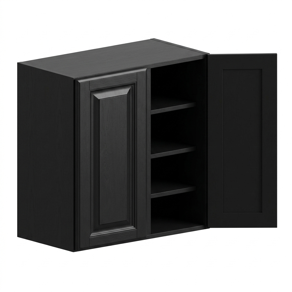 Wall Cabinet 33"W x 42"H - Espresso