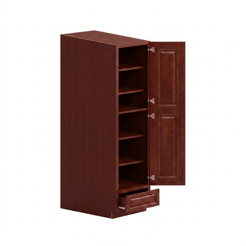 Pantry Cabinet 18"W x 92"H - Walnut