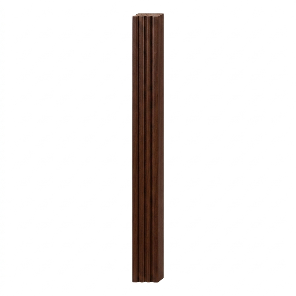 Refrigerator Wall Filler 3"W x 92"H - Walnut